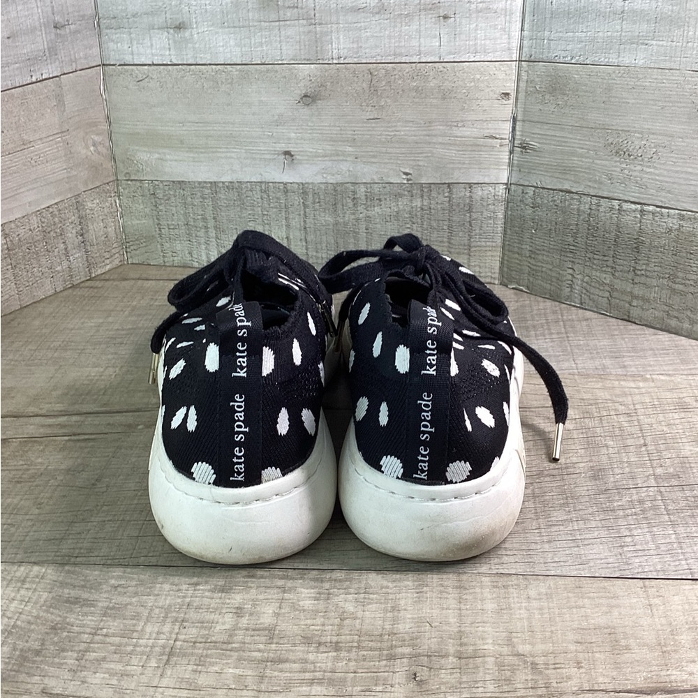 Kate Spade Lift Knit Geo Black white dots Women Size 9.5 - Picture 4 of 8